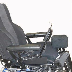 Kørestol med abduktionsklods